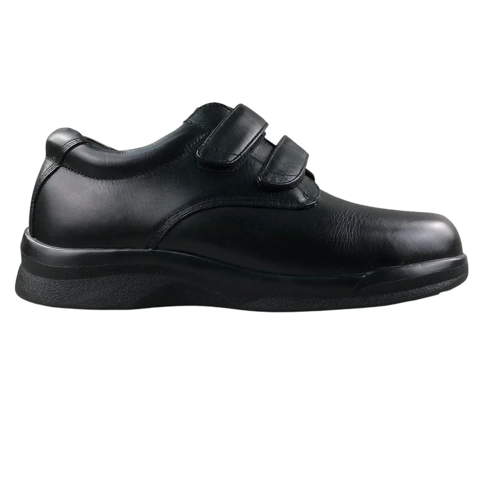 Apex NWOT Men's Size 10X Conform Black Double Strap Hook & Loop Casual Shoes